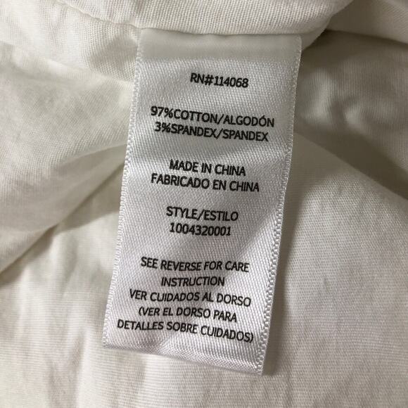 Love, Whit by Whitney Port Dress Cut Out Sheath Sleeveless Midi White Large - Picture 12 of 14